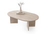 Hanah Home Mesa de Café Travertino
